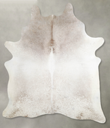 Salt and Pepper Brown XX-Large Brazilian Cowhide Rug 8'5"H x 6'5"W #A53522 by Hudson Hides