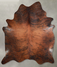 Medium Brindle XX-Large Brazilian Cowhide Rug 8'8"H x 7'4"W #A53526 by Hudson Hides