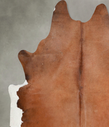 Brown and White Regular XX-Large Brazilian Cowhide Rug 7'8"H x 6'9"W #A53528 by Hudson Hides