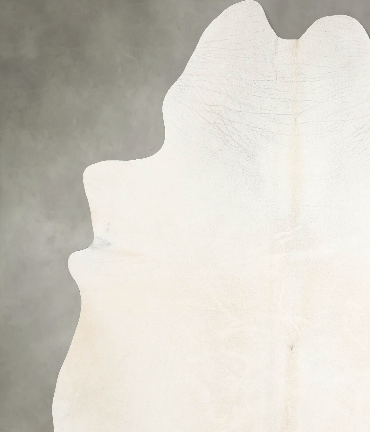 Solid White XX-Large Brazilian Cowhide Rug 7'9"H x 6'7"W #A53529 by Hudson Hides