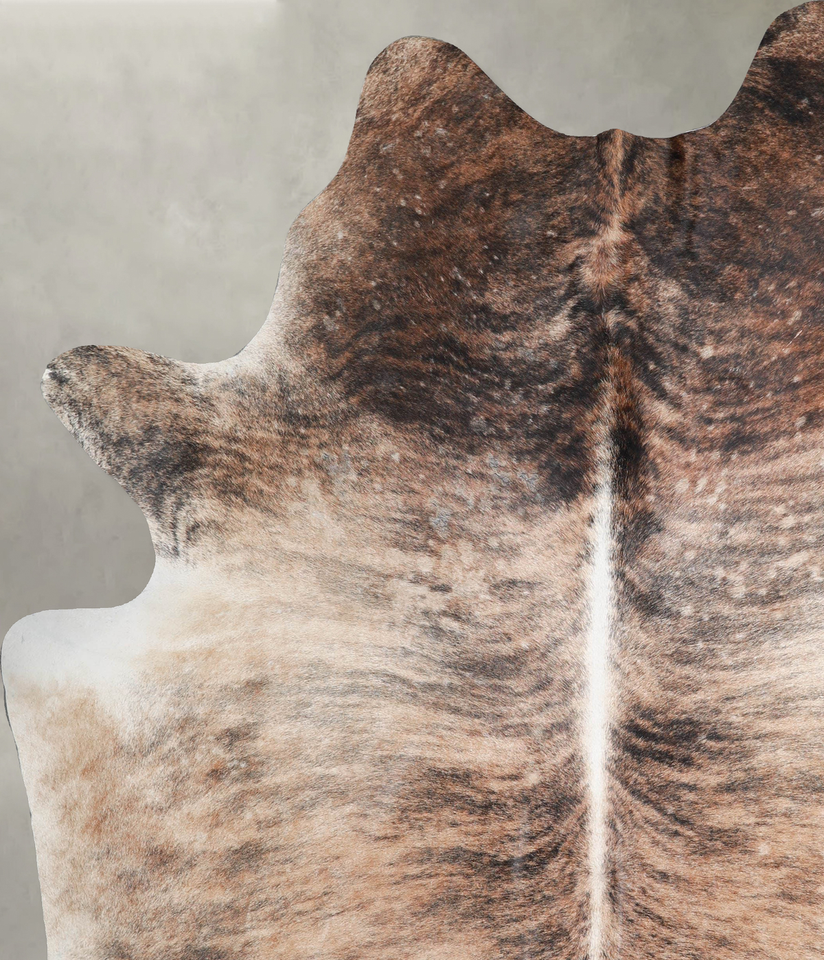 Light Brindle XX-Large Brazilian Cowhide Rug 8'4"H x 6'6"W #A53541 by Hudson Hides