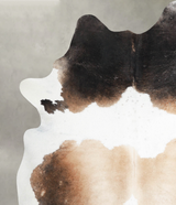 Grey with Beige XX-Large Brazilian Cowhide Rug 7'10"H x 6'7"W #A53552 by Hudson Hides