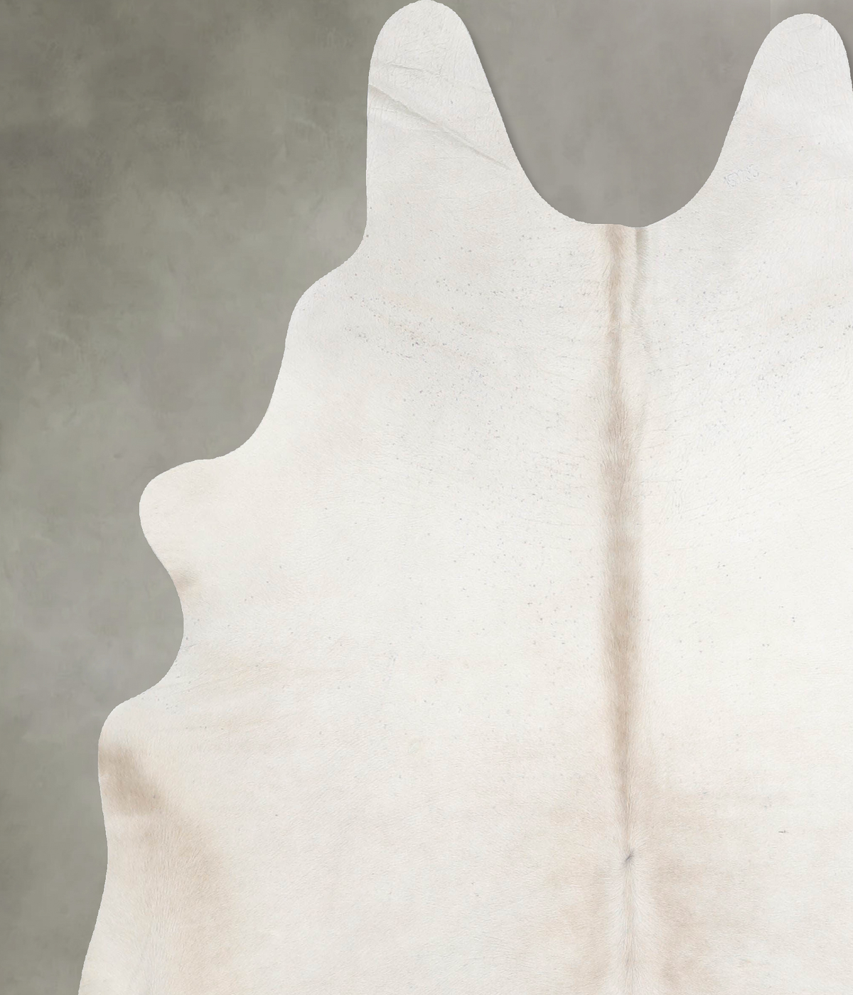 Ivory with Beige X-Large Brazilian Cowhide Rug 7'2"H x 6'3"W #A53554 by Hudson Hides