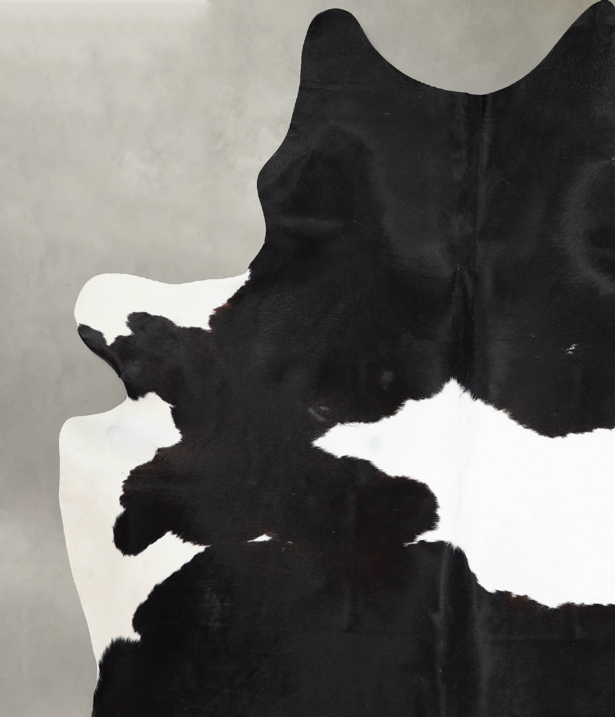 Black and White X-Large Brazilian Cowhide Rug 7'9"H x 6'4"W #A53556 by Hudson Hides