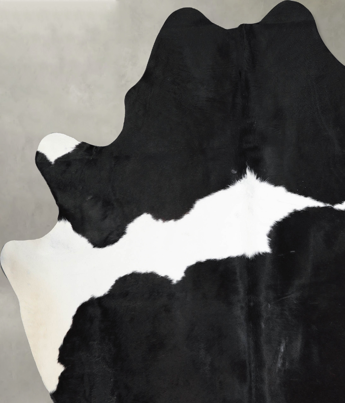Black and White XX-Large Brazilian Cowhide Rug 7'9"H x 6'9"W #A53558 by Hudson Hides
