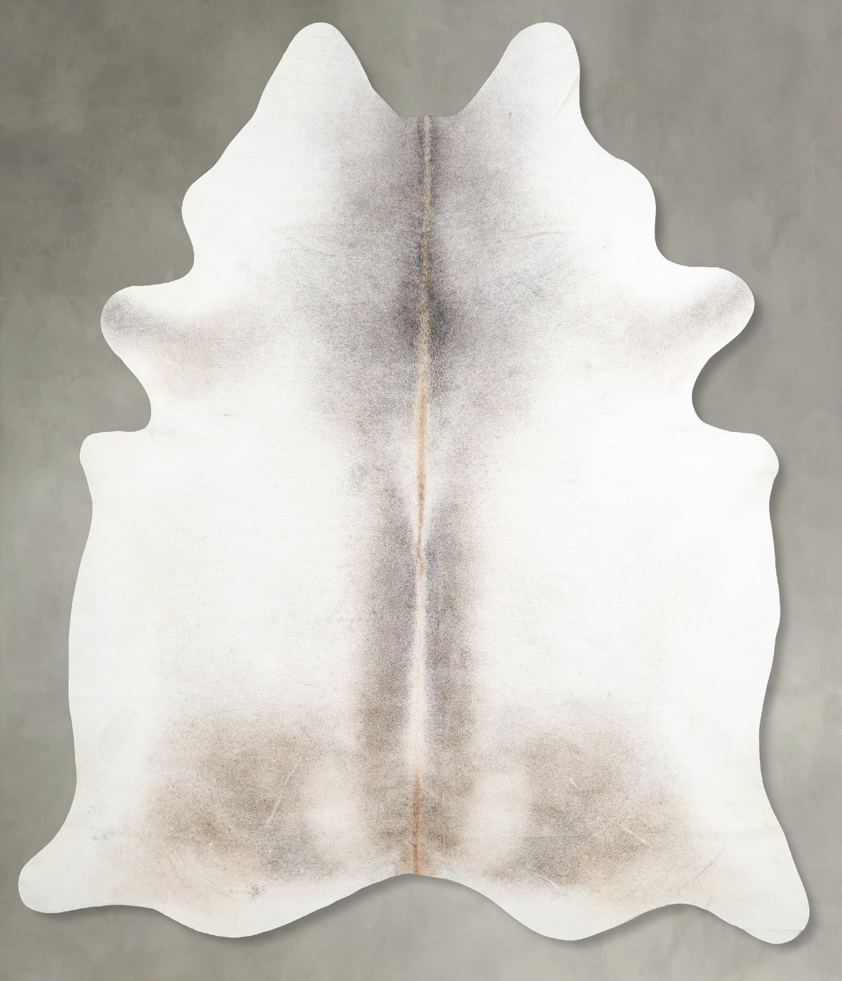 Grey with Beige Cowhide Rug #A53563