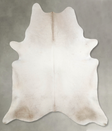 Champagne XX-Large Brazilian Cowhide Rug 8'1"H x 6'11"W #A53569 by Hudson Hides