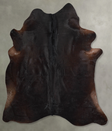 Solid Black X-Large Brazilian Cowhide Rug 6'11"H x 6'5"W #A53570 by Hudson Hides