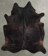 Chocolate XX-Large Brazilian Cowhide Rug 7'11"H x 6'9"W #A53572 by Hudson Hides