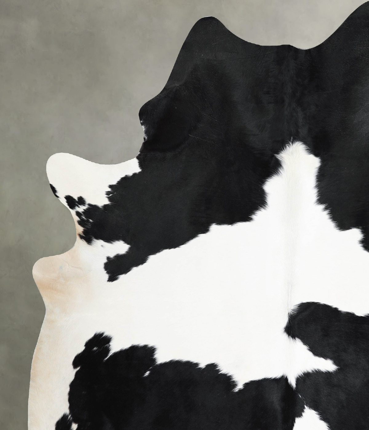 Black and White X-Large Brazilian Cowhide Rug 7'8"H x 6'4"W #A53573 by Hudson Hides