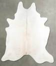 Grey with Beige X-Large Brazilian Cowhide Rug 7'6"H x 6'8"W #A53576 by Hudson Hides