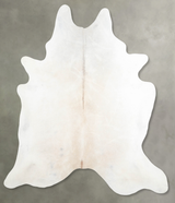 Grey with Beige X-Large Brazilian Cowhide Rug 7'6"H x 6'8"W #A53576 by Hudson Hides