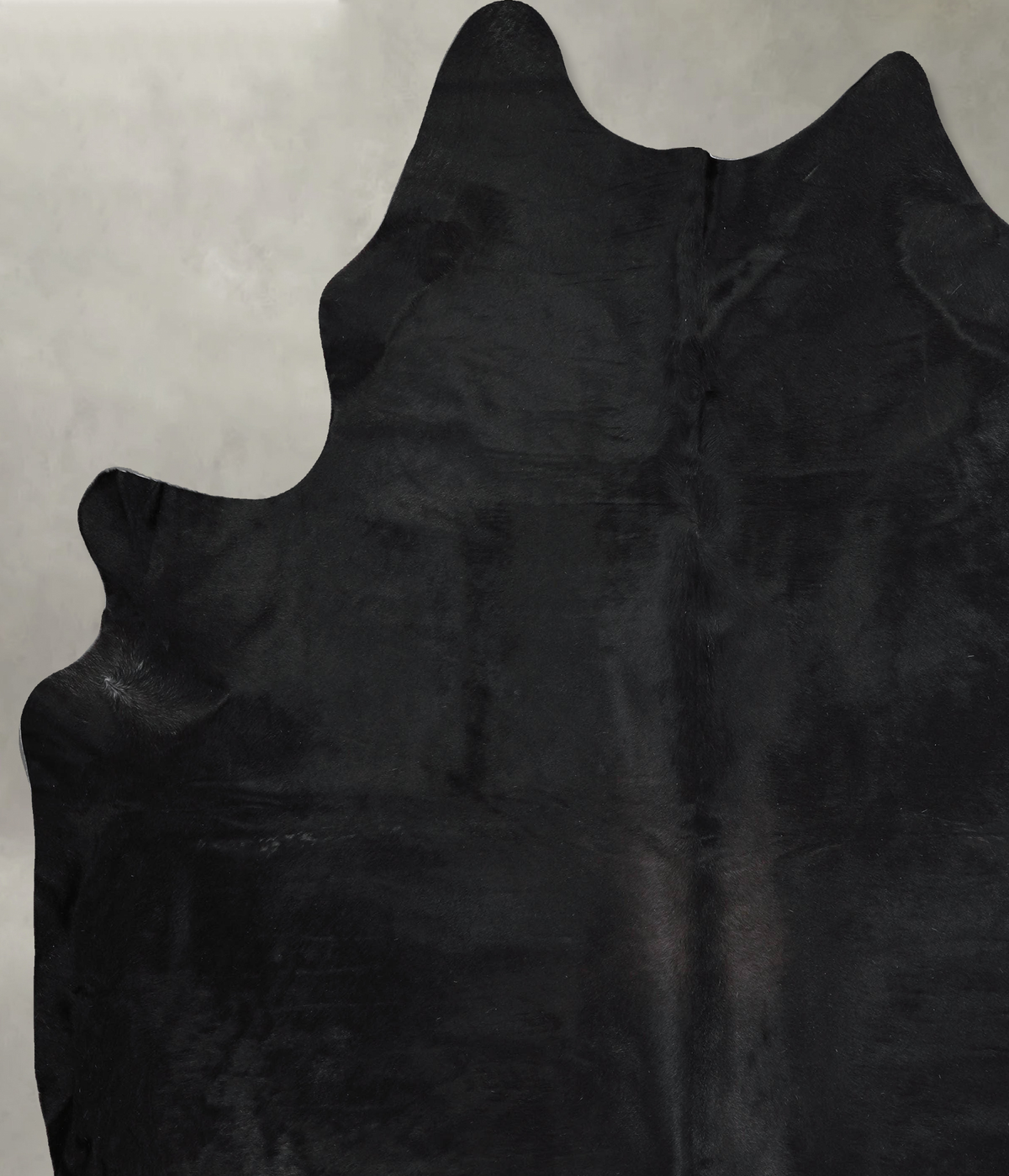Solid Black XX-Large Brazilian Cowhide Rug 8'8"H x 7'5"W #A53577 by Hudson Hides
