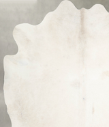 Ivory with Beige XX-Large Brazilian Cowhide Rug 7'8"H x 7'0"W #A53582 by Hudson Hides