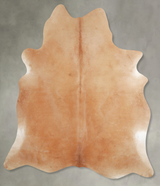 Solid Brown XX-Large Brazilian Cowhide Rug 7'9"H x 6'8"W #A53587 by Hudson Hides