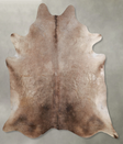 Taupe X-Large Brazilian Cowhide Rug 7'2"H x 6'8"W #A53588 by Hudson Hides
