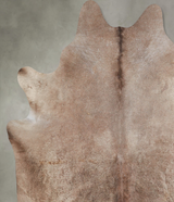 Taupe X-Large Brazilian Cowhide Rug 7'2"H x 6'8"W #A53588 by Hudson Hides