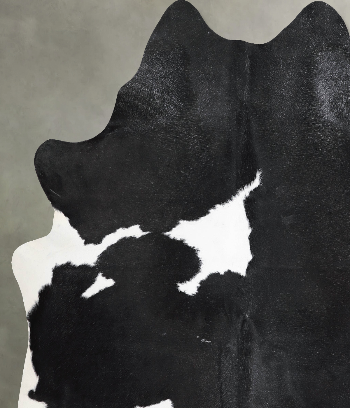Black and White X-Large Brazilian Cowhide Rug 7'2"H x 6'4"W #A53591 by Hudson Hides