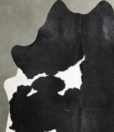 Black and White X-Large Brazilian Cowhide Rug 7'2"H x 6'4"W #A53591 by Hudson Hides