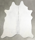 Light Grey XX-Large Brazilian Cowhide Rug 8'5"H x 7'9"W #A53601 by Hudson Hides