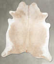 Palomino X-Large Brazilian Cowhide Rug 7'1"H x 6'6"W #A53603 by Hudson Hides