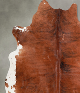 Medium Brindle X-Large Brazilian Cowhide Rug 7'0"H x 6'7"W #A53604 by Hudson Hides