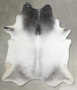 Medium Grey XX-Large Brazilian Cowhide Rug 9'0"H x 7'3"W #A53606 by Hudson Hides