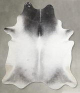 Medium Grey XX-Large Brazilian Cowhide Rug 9'0"H x 7'3"W #A53606 by Hudson Hides