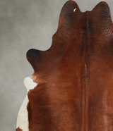 Warm Caramel XX-Large Brazilian Cowhide Rug 7'3"H x 7'4"W #A53607 by Hudson Hides