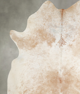 Light Caramel XX-Large Brazilian Cowhide Rug 7'11"H x 6'8"W #A53621 by Hudson Hides