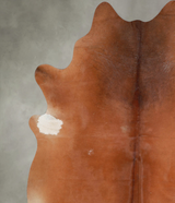 Solid Brown XX-Large Brazilian Cowhide Rug 7'10"H x 6'9"W #A53624 by Hudson Hides