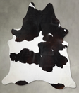 Chocolate and White XX-Large Brazilian Cowhide Rug 8'10"H x 7'4"W #A53629 by Hudson Hides