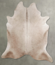 Champagne X-Large Brazilian Cowhide Rug 7'4"H x 6'5"W #A53633 by Hudson Hides