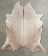Champagne X-Large Brazilian Cowhide Rug 7'4"H x 6'5"W #A53633 by Hudson Hides