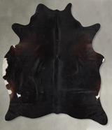 Chocolate X-Large Brazilian Cowhide Rug 7'2"H x 6'4"W #A53637 by Hudson Hides