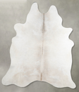 Grey with Beige X-Large Brazilian Cowhide Rug 7'8"H x 6'1"W #A53639 by Hudson Hides