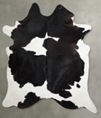 Black and White XX-Large Brazilian Cowhide Rug 8'3"H x 6'9"W #A53642 by Hudson Hides