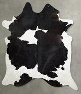Black and White XX-Large Brazilian Cowhide Rug 8'3"H x 6'9"W #A53642 by Hudson Hides