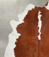 Hereford XX-Large Brazilian Cowhide Rug 7'10"H x 7'3"W #A53643 by Hudson Hides