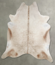Champagne XX-Large Brazilian Cowhide Rug 8'0"H x 7'3"W #A53644 by Hudson Hides
