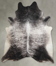 Grey Brindle XX-Large Brazilian Cowhide Rug 8'1"H x 7'3"W #A53652 by Hudson Hides