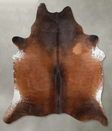 Warm Caramel XX-Large Brazilian Cowhide Rug 7'10"H x 6'11"W #A53662 by Hudson Hides