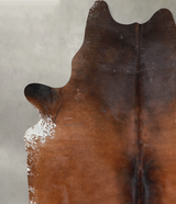 Warm Caramel XX-Large Brazilian Cowhide Rug 7'10"H x 6'11"W #A53662 by Hudson Hides