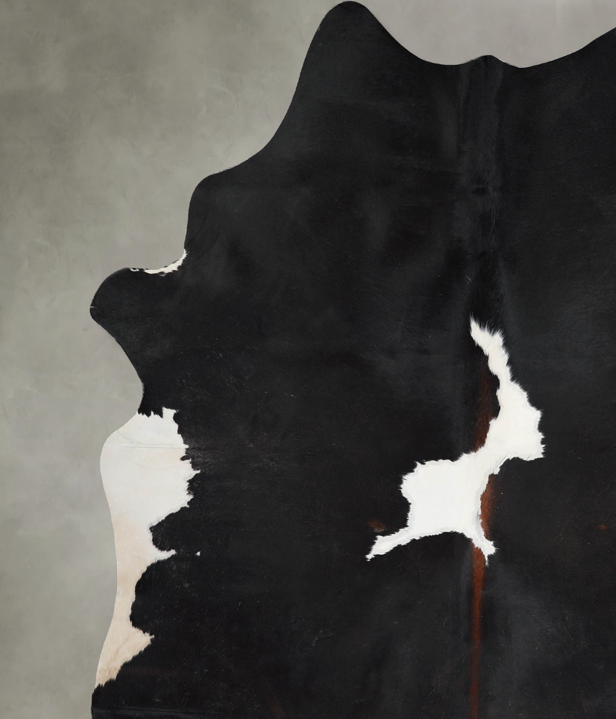 Black and White X-Large Brazilian Cowhide Rug 7'7"H x 6'0"W #A53663 by Hudson Hides