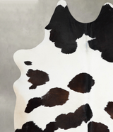 Black and White XX-Large Brazilian Cowhide Rug 8'4"H x 6'1"W #A53668 by Hudson Hides