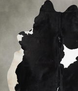 Black and White XX-Large Brazilian Cowhide Rug 8'9"H x 7'7"W #A53671 by Hudson Hides