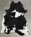 Black and White X-Large Brazilian Cowhide Rug 7'5"H x 6'4"W #A53674 by Hudson Hides