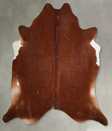 Solid Brown XX-Large Brazilian Cowhide Rug 7'11"H x 8'2"W #A53675 by Hudson Hides