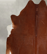 Solid Brown XX-Large Brazilian Cowhide Rug 7'11"H x 8'2"W #A53675 by Hudson Hides