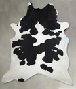 Black and White XX-Large Brazilian Cowhide Rug 8'7"H x 7'3"W #A53682 by Hudson Hides